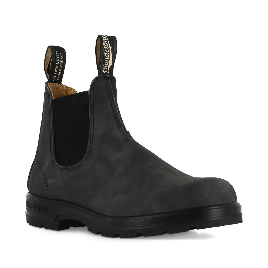 587 CLASSIC - RUSTIC BLACK LEATHER - Image 3