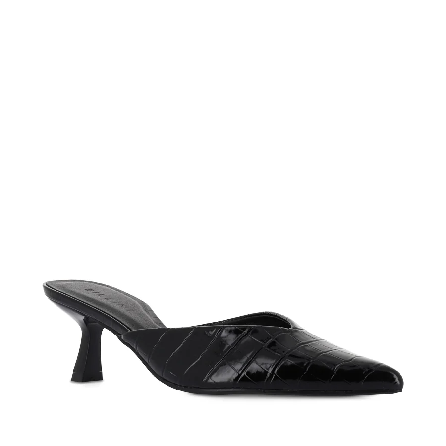 ADELE - BLACK PATENT CROC - Image 3