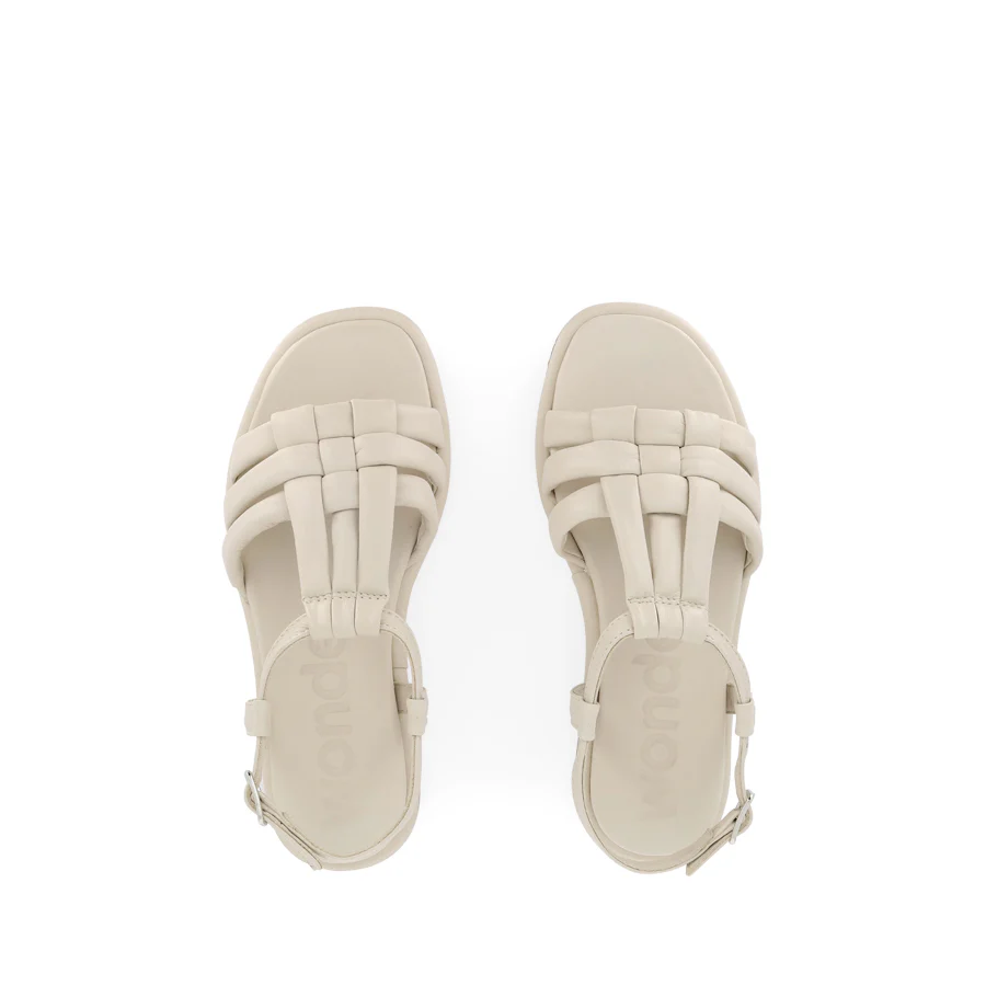ALAYA A-3302 - WHITE LEATHER - Image 5