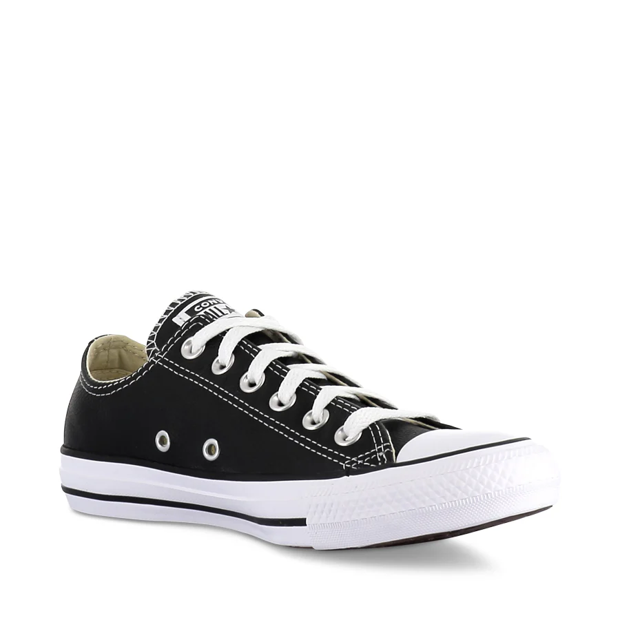 ALL STAR LOW LEATHER - BLACK - Image 3