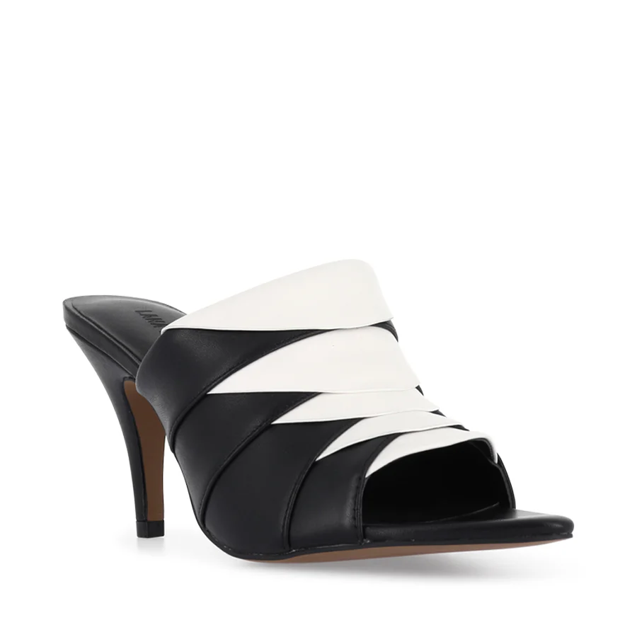 AMA - BLACK WHITE SOFT LEATHER - Image 3