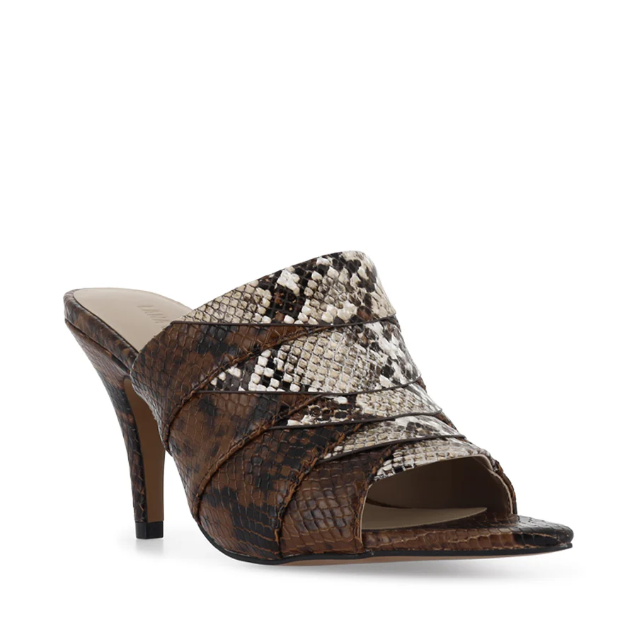 AMA - BROWN BEIGE SNAKE LEATHER - Image 3