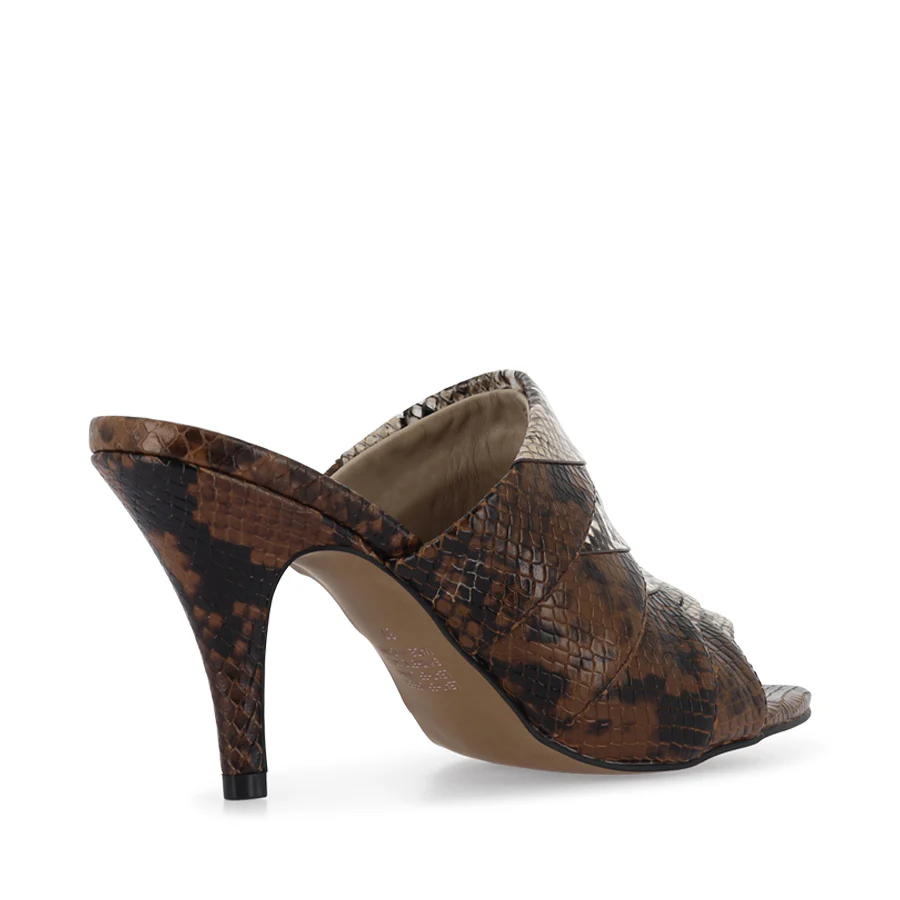 AMA - BROWN BEIGE SNAKE LEATHER - Image 4