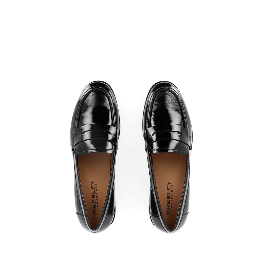 ANGIE - BLACK PATENT BLACK SOLE - Image 5