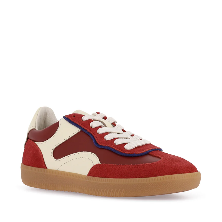 ANTIGONA - RED LEATHER/SUEDE - Image 3