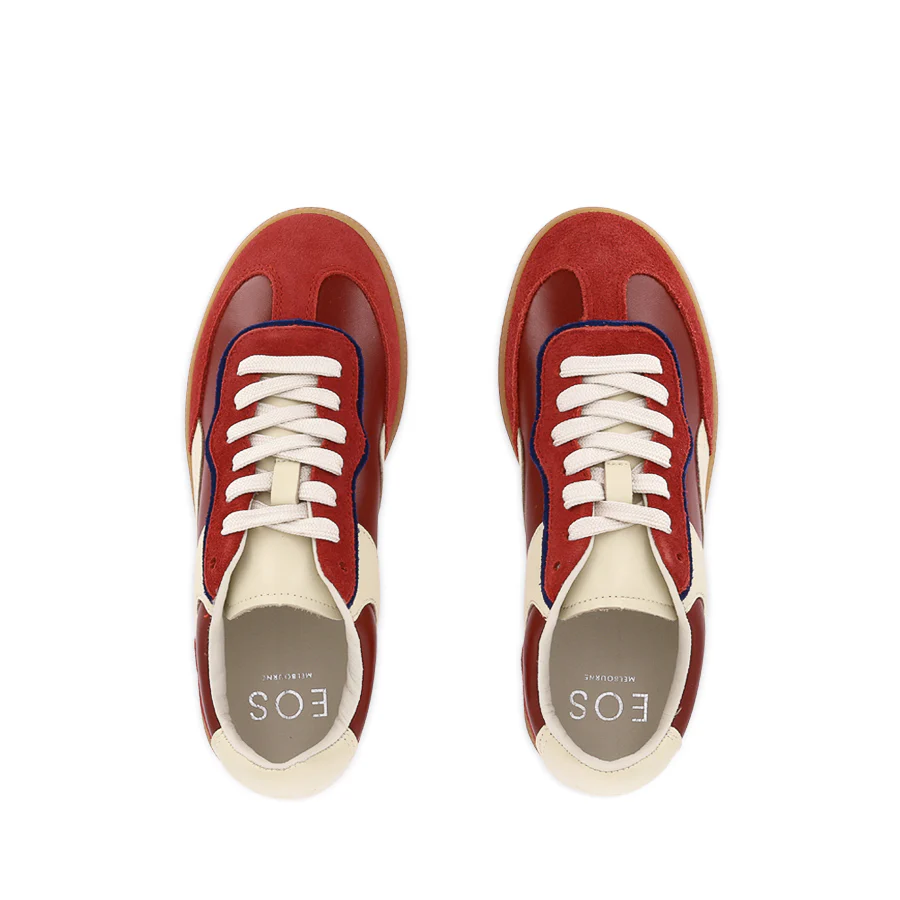 ANTIGONA - RED LEATHER/SUEDE - Image 5