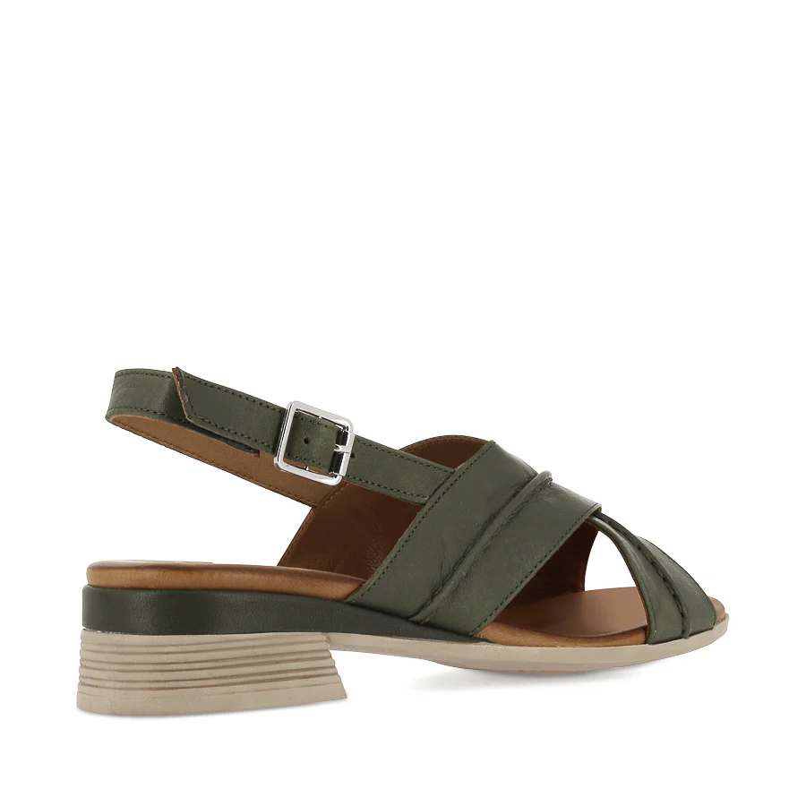 ANYA - OLIVE LEATHER - Image 4