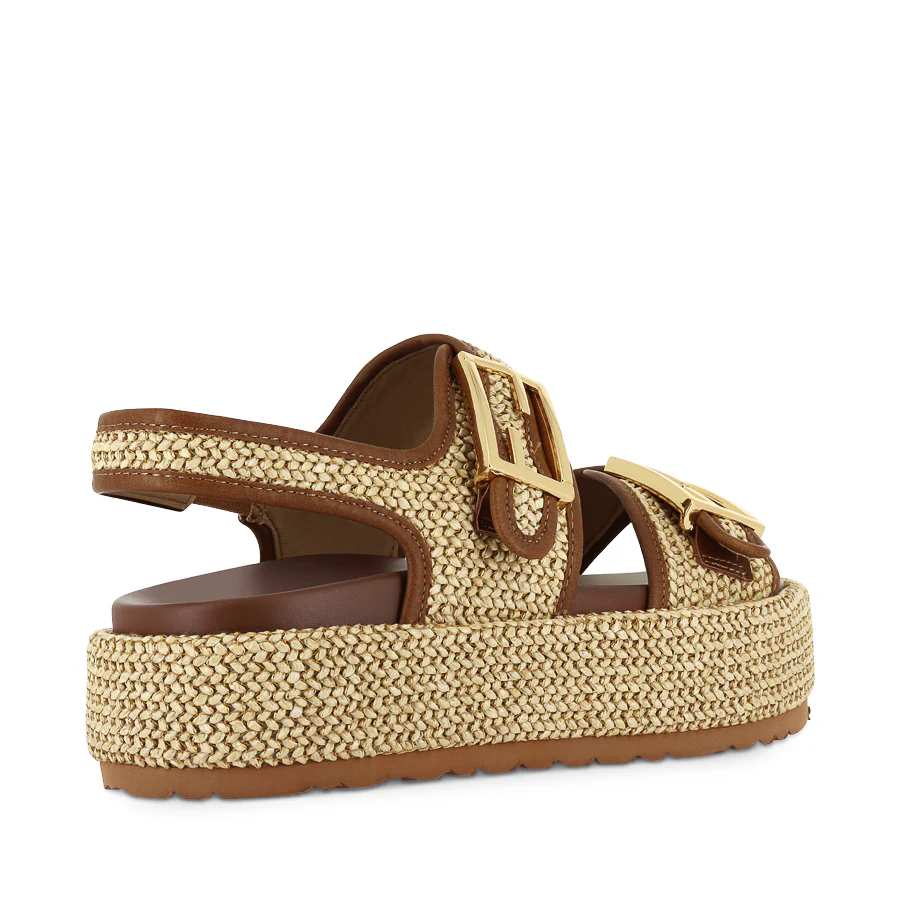 APRICOT - NATURAL WEAVE TAN LEATHER - Image 4