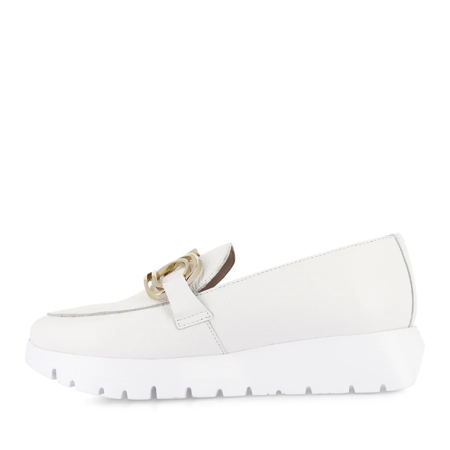ARIANA A-2462 - WHITE LEATHER - Image 2