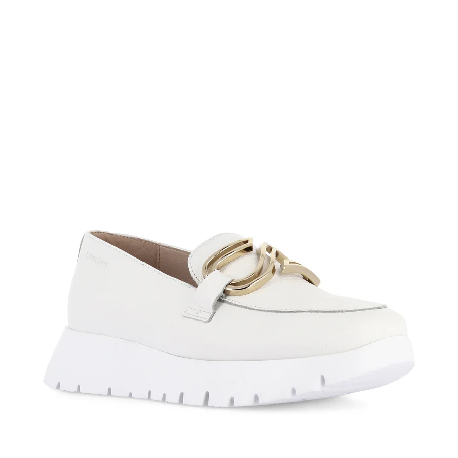 ARIANA A-2462 - WHITE LEATHER - Image 3