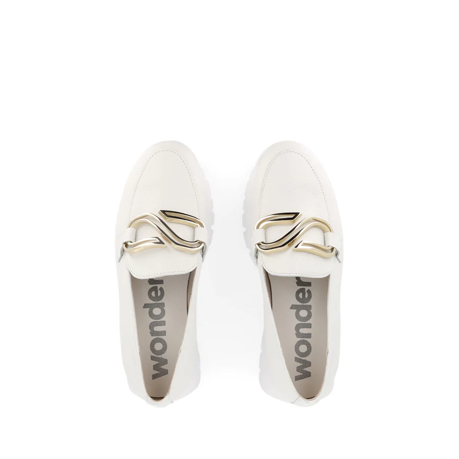 ARIANA A-2462 - WHITE LEATHER - Image 5