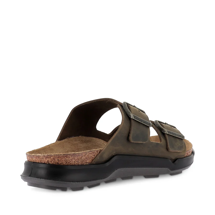 ARIZONA CROSS TOWN - FADED KHAKI OILED LEATHER - Image 4