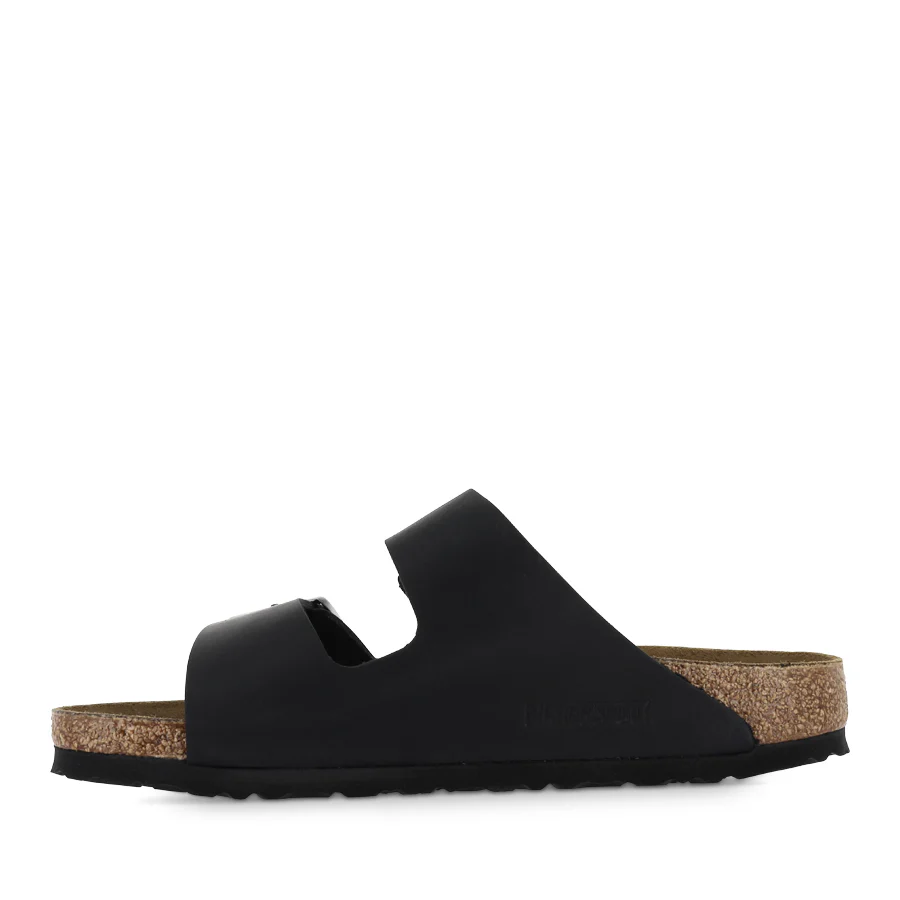 ARIZONA NATURAL LEATHER NARROW - OILED BLACK LEATHER - Image 2