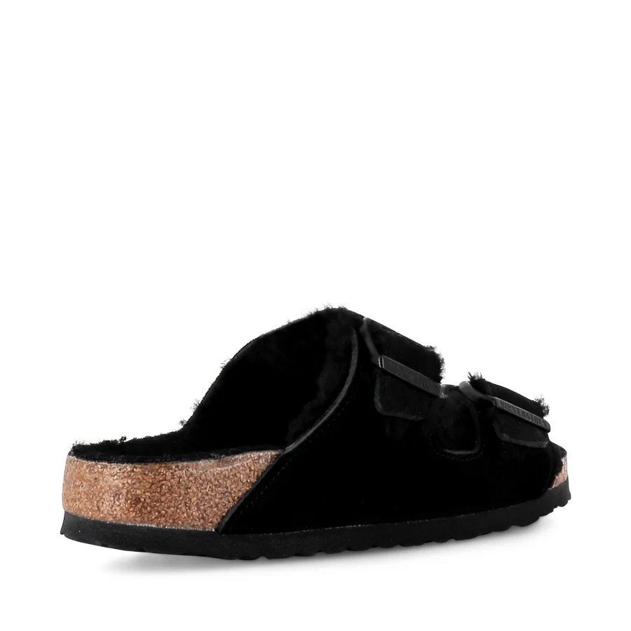 ARIZONA SHEARLING NARROW - BLACK SUEDE - Image 4