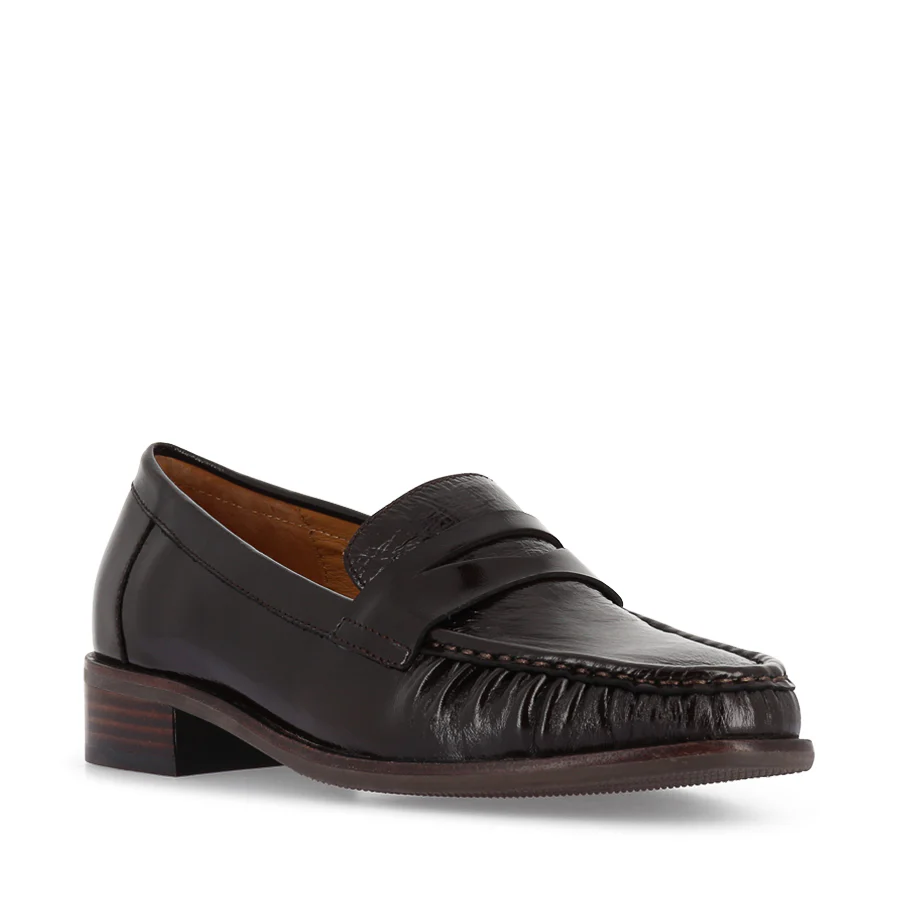 ASHA - COFFEE PATENT LEATHER - Image 3