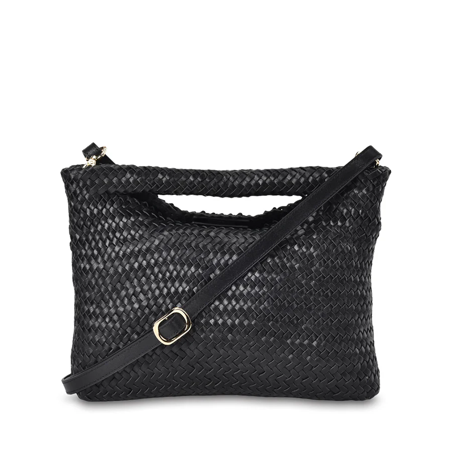 ASHA CROSSBODY - BLACK LEATHER - Image 4
