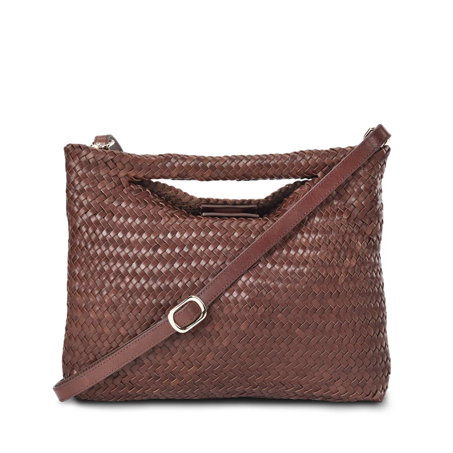 ASHA CROSSBODY - CHOCOLATE LEATHER - Image 4