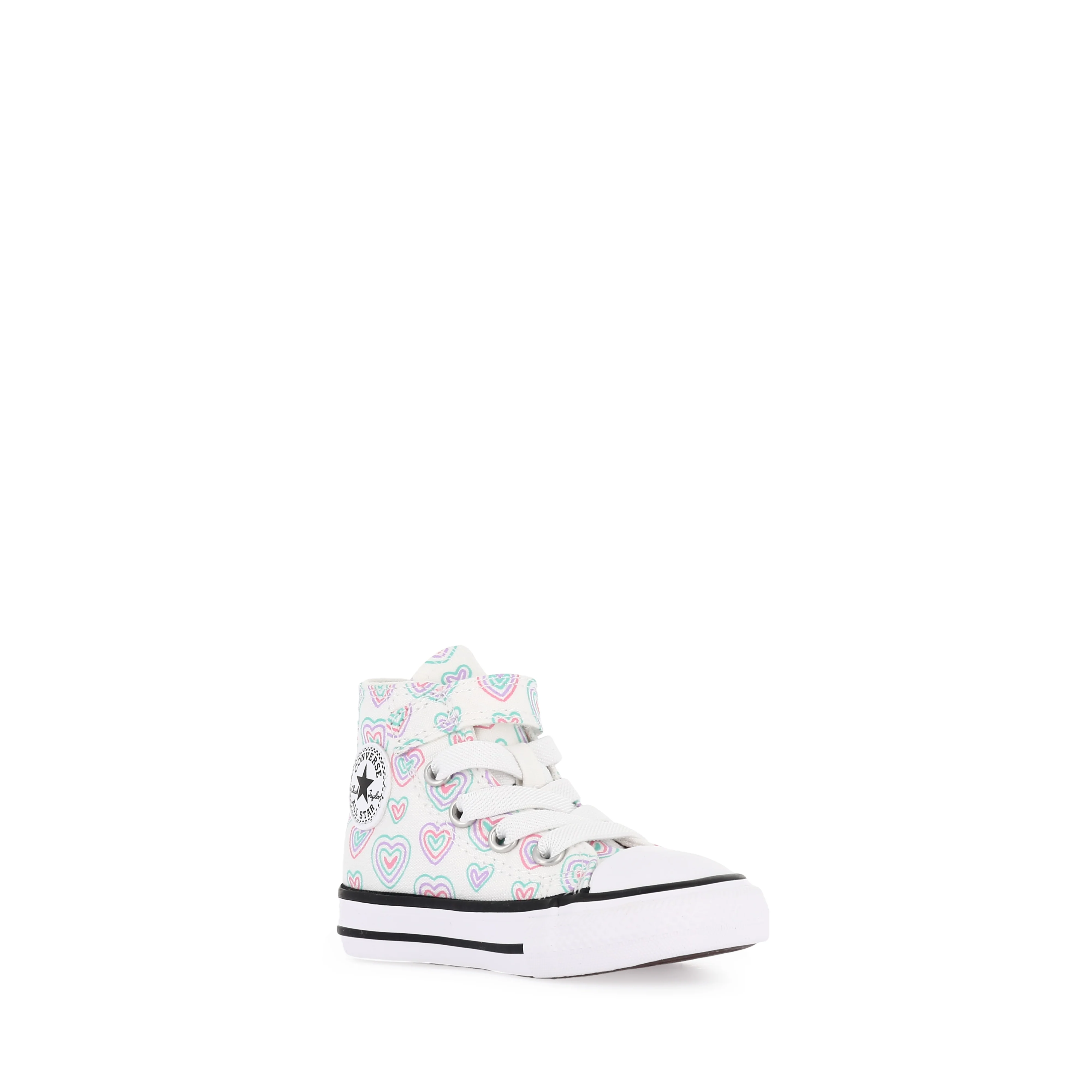 ALL STAR HI INFANT HEARTS EASY-ON - WHITE/OOPS PINK/WHITE - Image 3