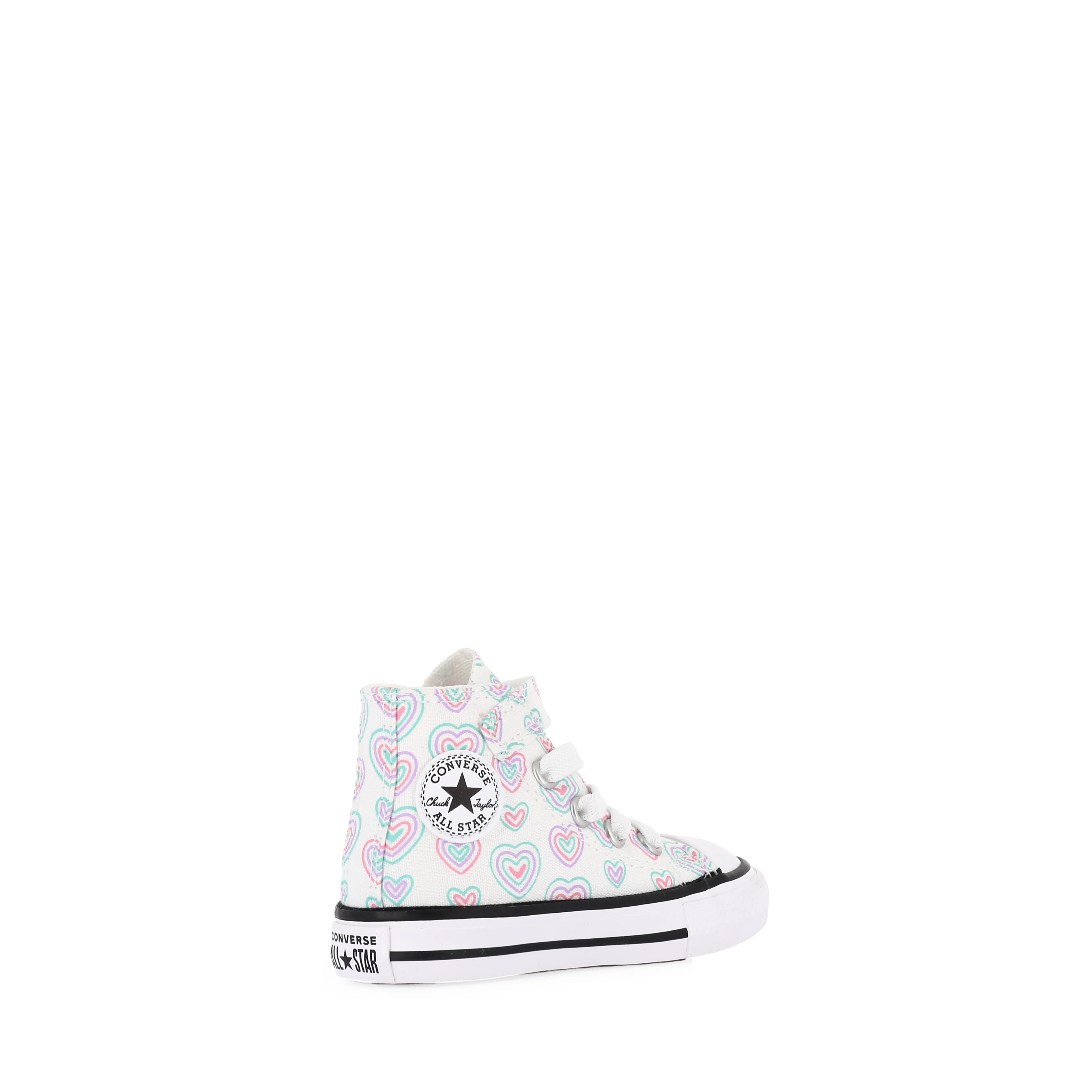 ALL STAR HI INFANT HEARTS EASY-ON - WHITE/OOPS PINK/WHITE - Image 4
