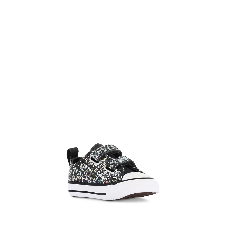 ALL STAR LOW INFANT 2V SHINEFETTI - DARK MATTER/WHITE/BLACK - Image 3