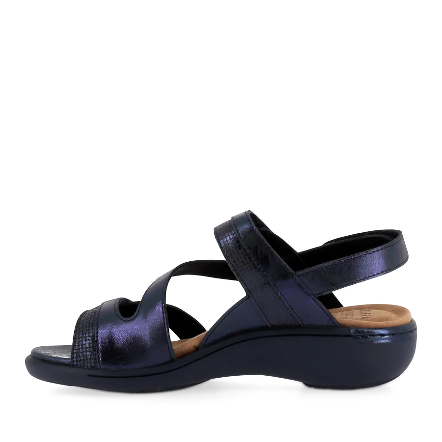 BEAUX W - NAVY-NAVY SCRATCH LEATHER - Image 2