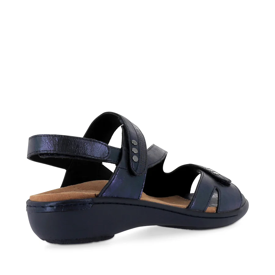 BEAUX W - NAVY-NAVY SCRATCH LEATHER - Image 4