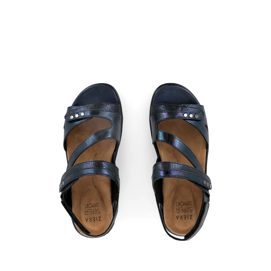 BEAUX W - NAVY-NAVY SCRATCH LEATHER - Image 5