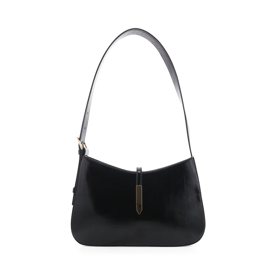 BERGMAN SHOULDER BAG - BLACK SHINE