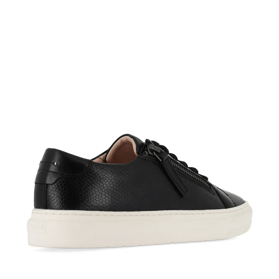 BILLIE - BLACK REPTILE EMBOSS LEATHER - Image 4
