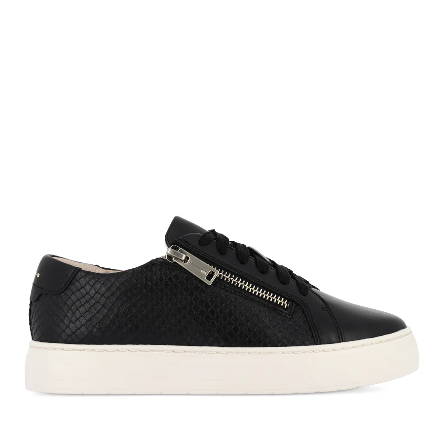 BILLIE II - BLACK EMBOSS LEATHER
