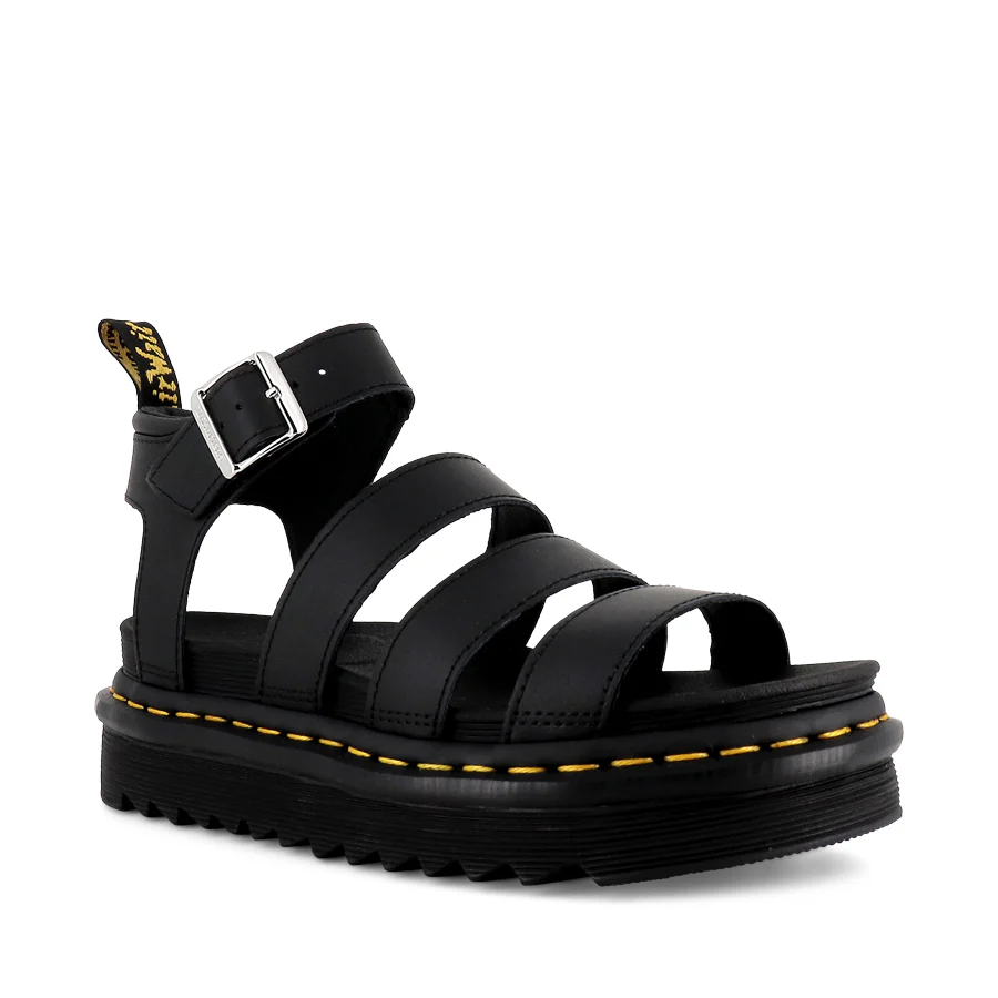 BLAIRE 3 STRAP SANDAL - BLACK HYDRO - Image 3