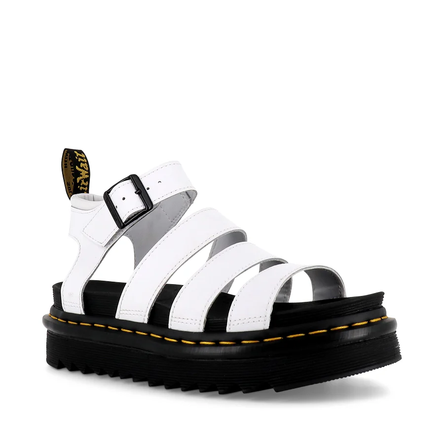 BLAIRE 3 STRAP SANDAL - WHITE HYDRO - Image 3