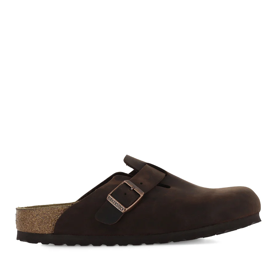 BOSTON NATURAL LEATHER NARROW - HABANA