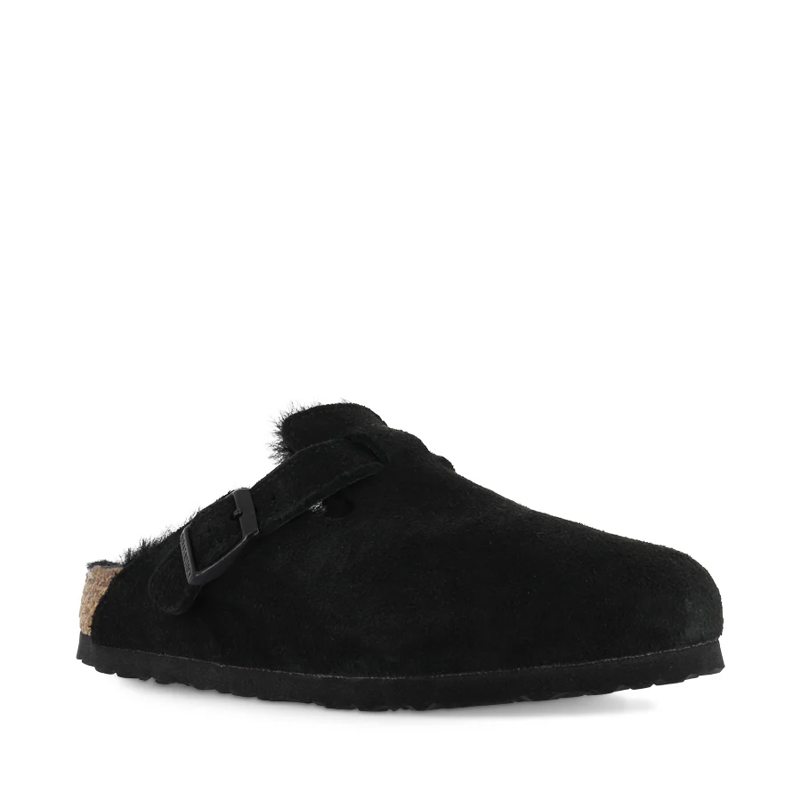 BOSTON SHEARLING - BLACK SUEDE LEATHER - Image 3