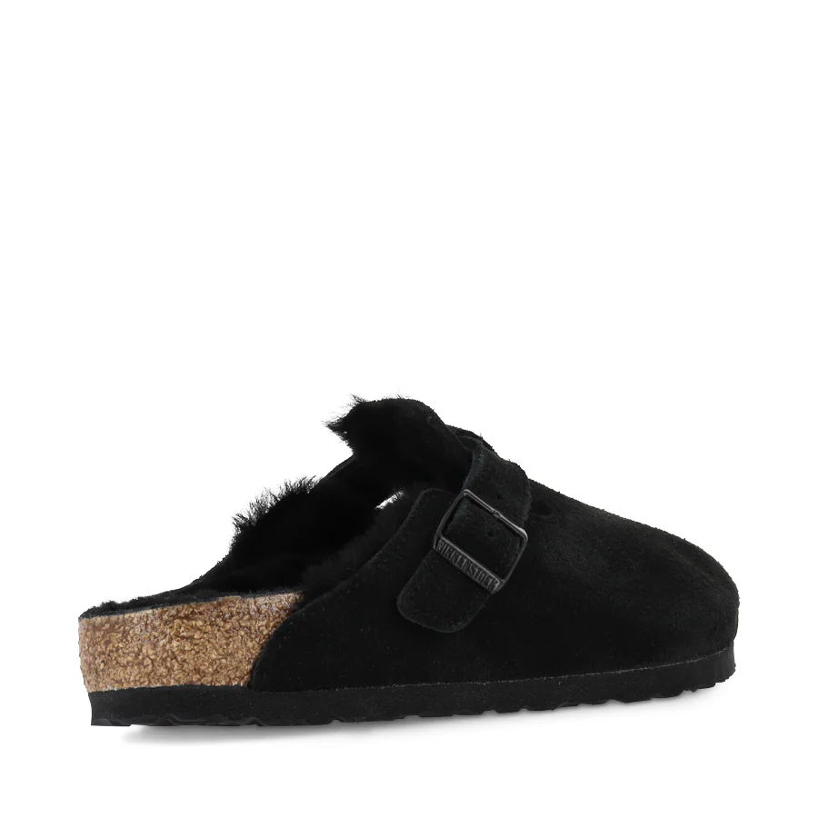 BOSTON SHEARLING - BLACK SUEDE LEATHER - Image 4