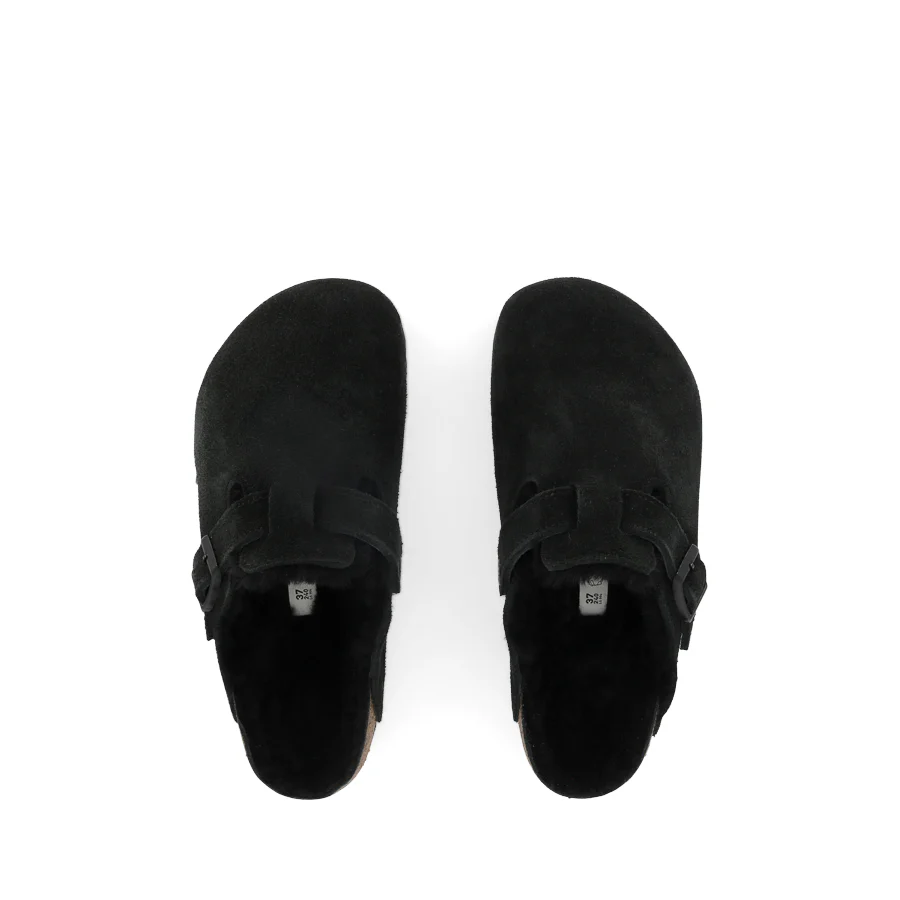 BOSTON SHEARLING - BLACK SUEDE LEATHER - Image 5