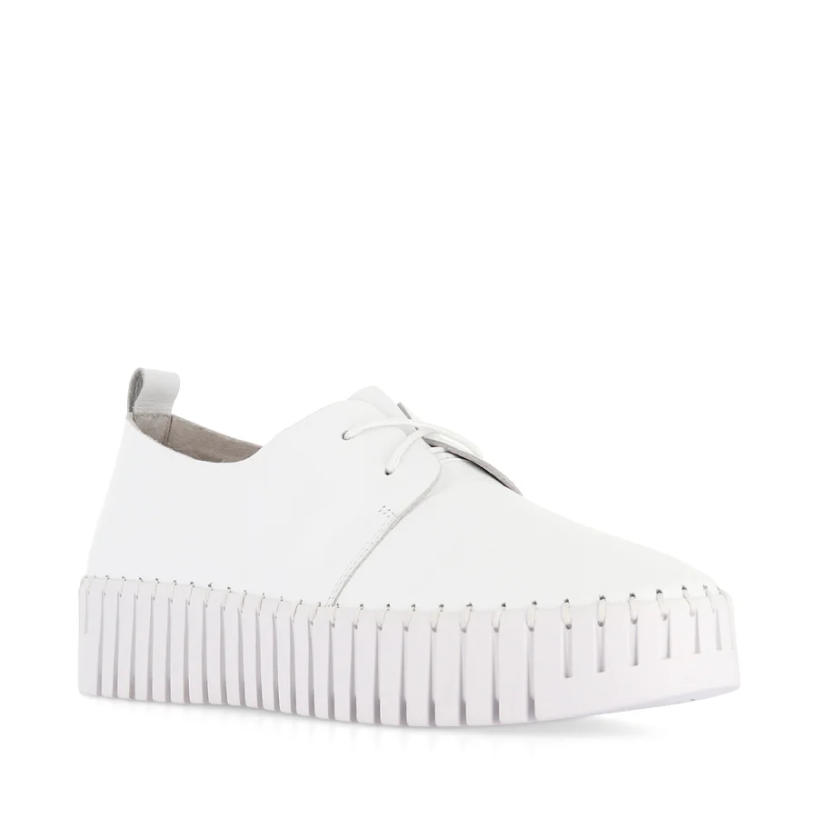 BRENDA - WHITE LEATHER - Image 3