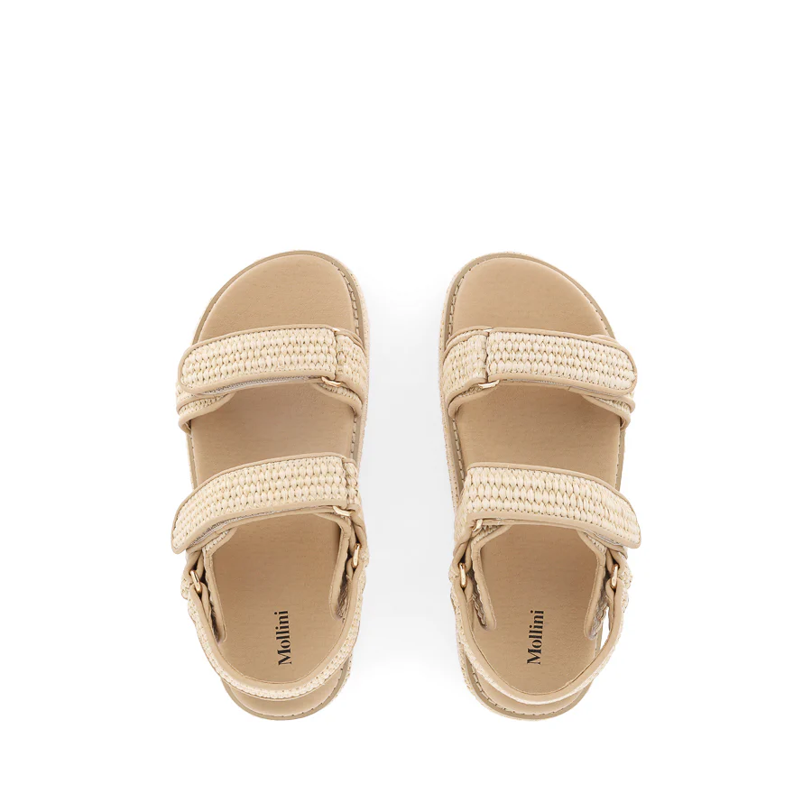 BRIDGETT - NATURAL WOVEN LEATHER - Image 5