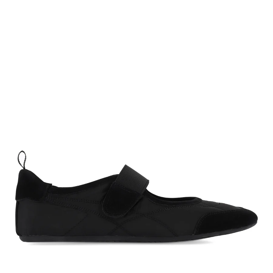 BRITAS - BLACK/SUEDE FABRIC