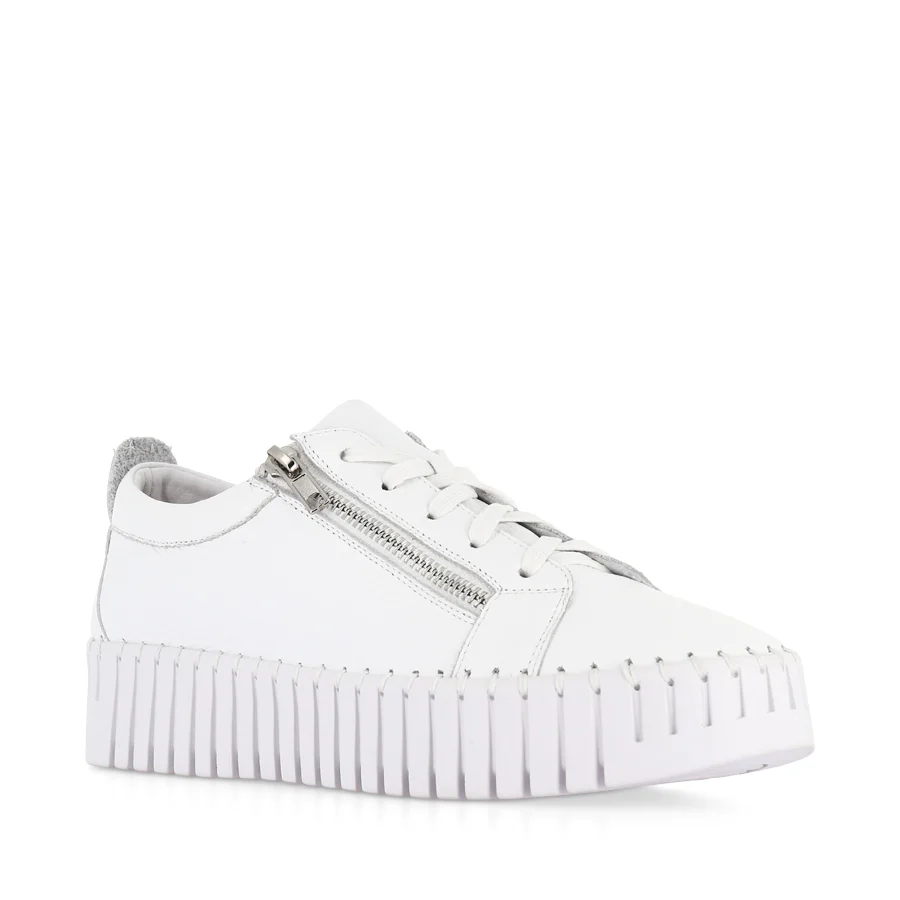 BUMP - WHITE LEATHER - Image 3