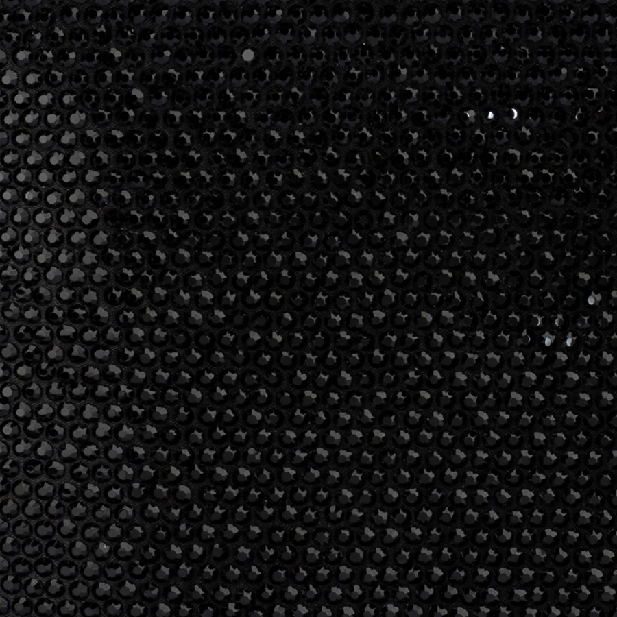 CARA CRYSTAL ENVELOPE CLUTCH - BLACK - Image 7