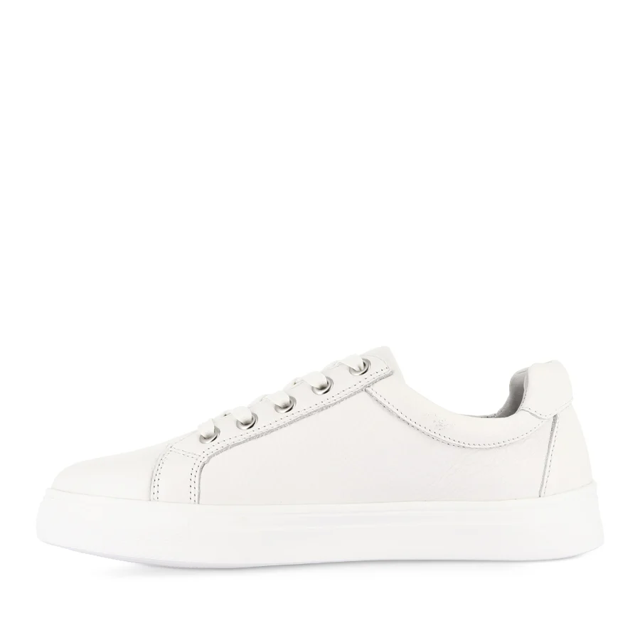 CARA - WHITE LEATHER - Image 2