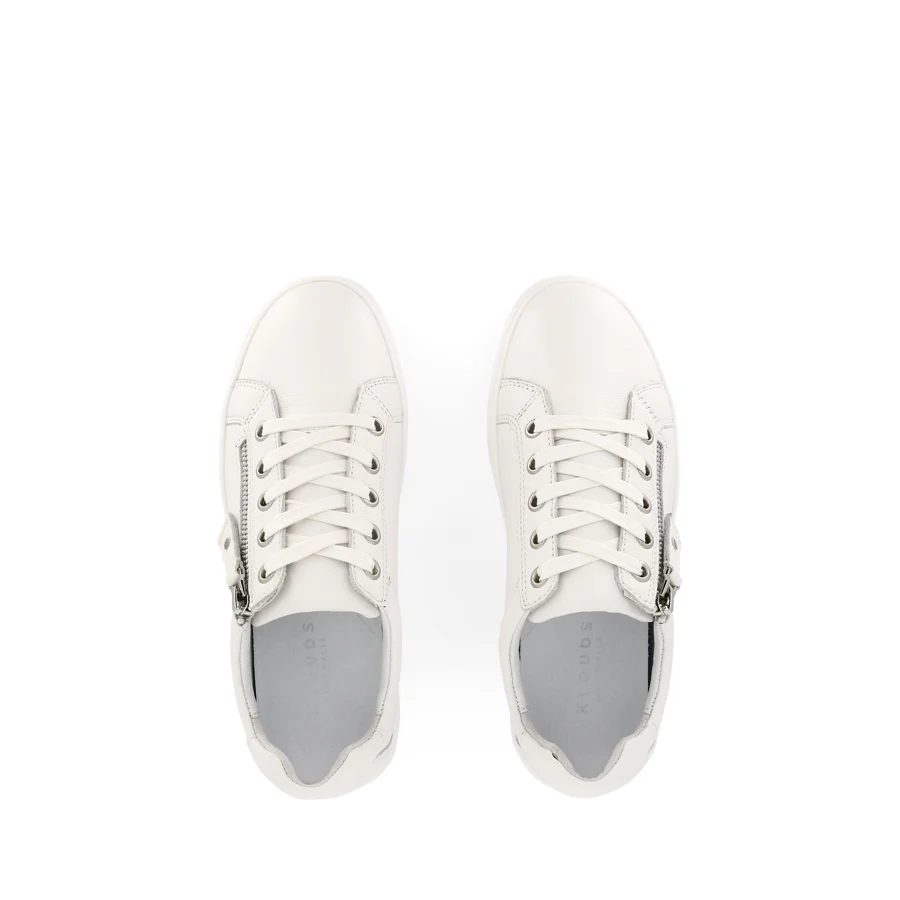 CARA - WHITE LEATHER - Image 5