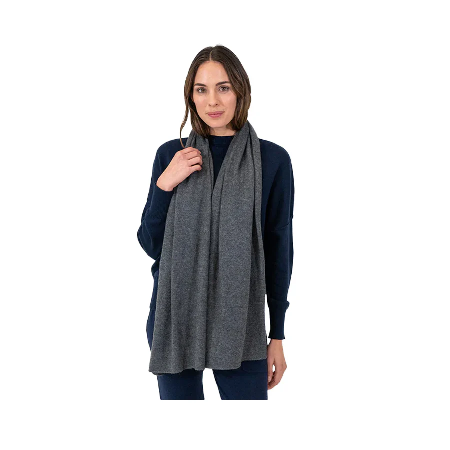 CASHMERE CAPLET - CHARCOAL - Image 3