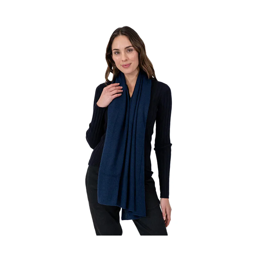 CASHMERE CAPLET - NAVY - Image 2
