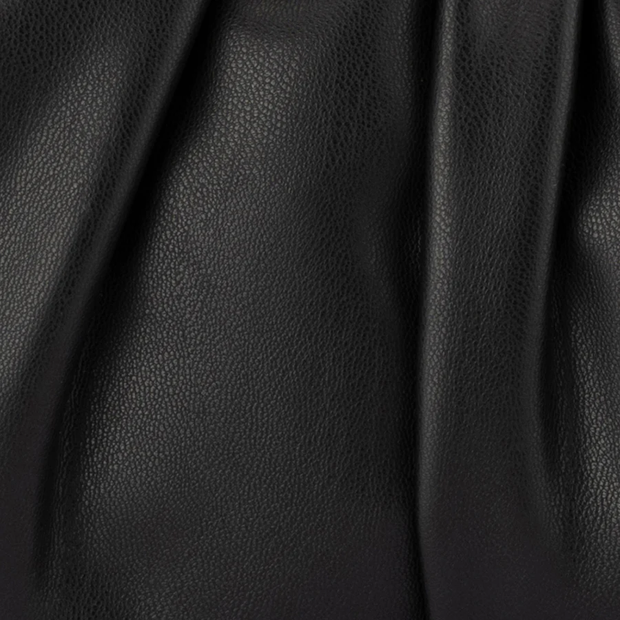 CATHERINE GATHERED CLUTCH - BLACK - Image 6