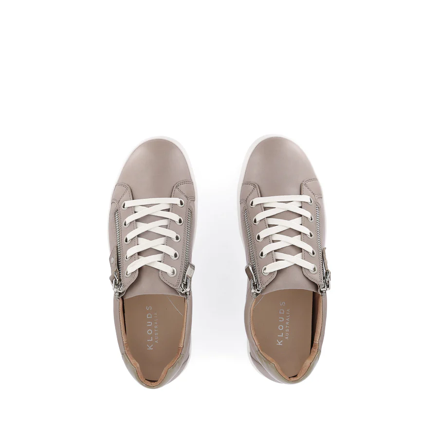 CHARLIE XW - TAUPE LEATHER - Image 5