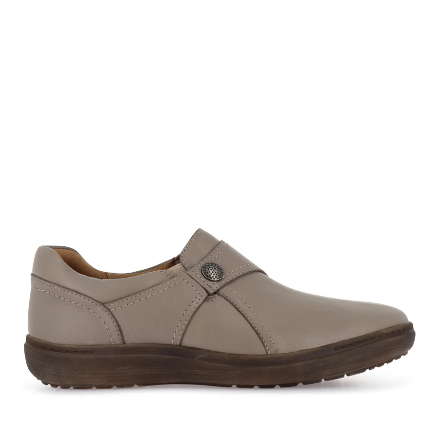 CLARISA - STONE WAXY LEATHER
