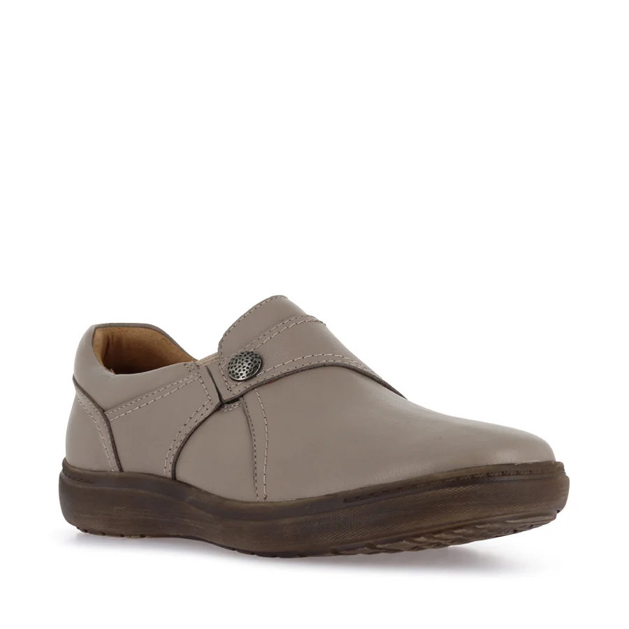 CLARISA - STONE WAXY LEATHER - Image 3