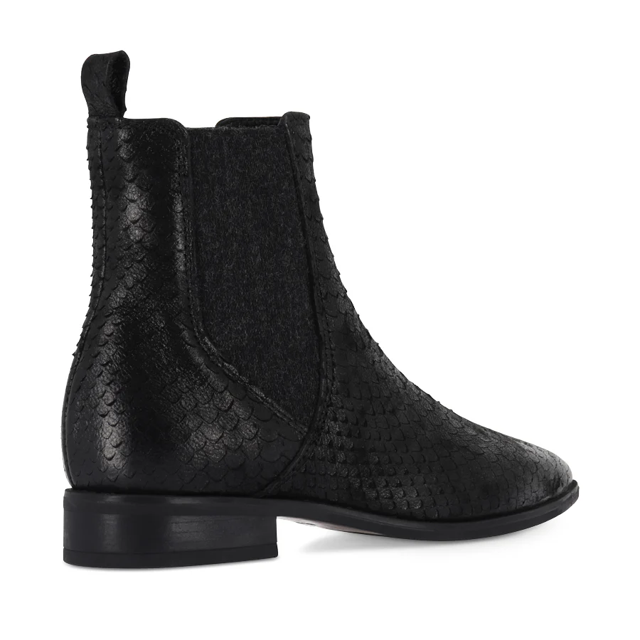 CLEO - BLACK REPTILE LEATHER - Image 4